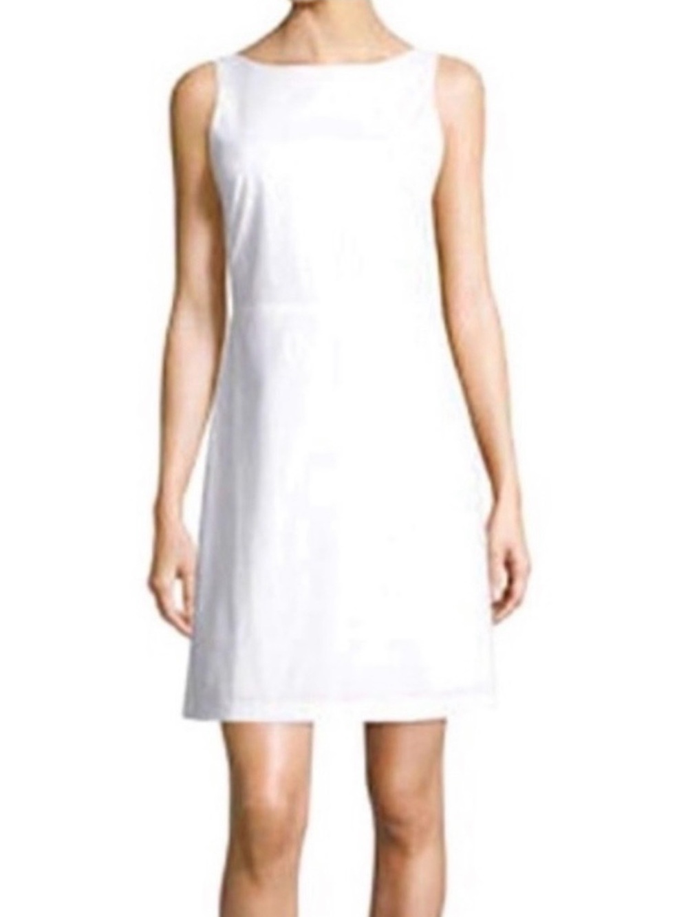Theory Jozzla Sheath Dress with Open Back and Flirty Bow